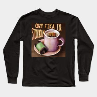 Fika in Stockholm Long Sleeve T-Shirt